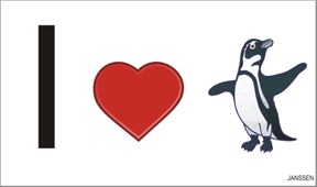 Peninsula Publishers - Penguin Sticker